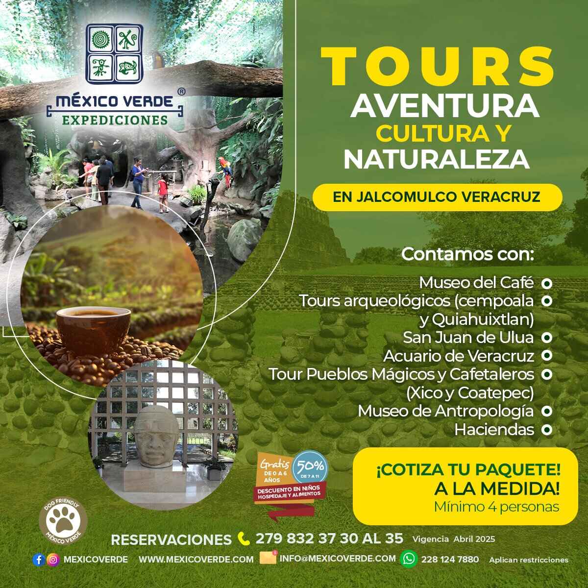 Tours Aventura, Cultura y Naturaleza | Expediciones México Verde