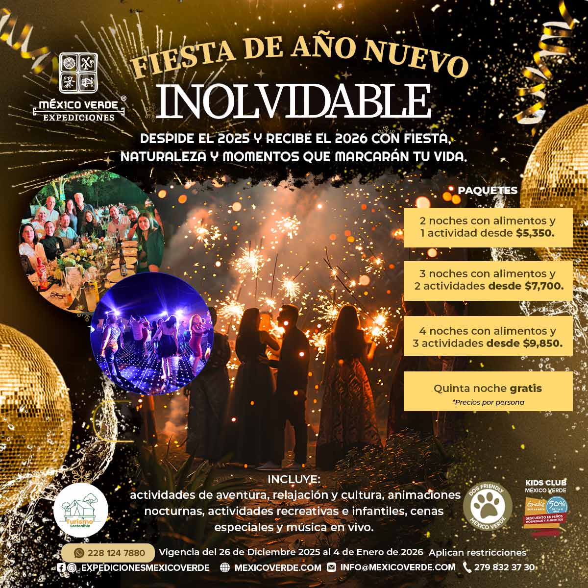 ¡Fiesta de Año Nuevo Inolvidable! | Promociones México Verde